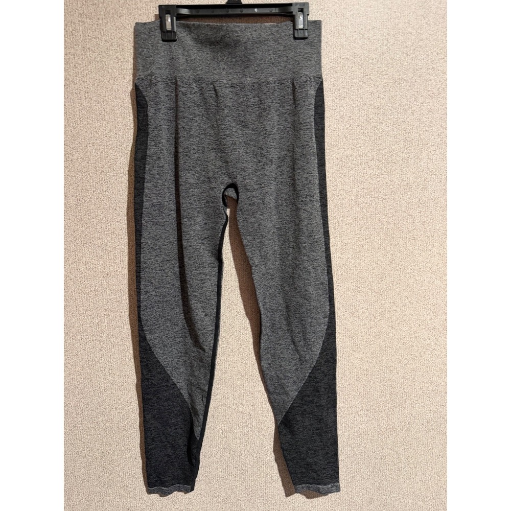 Victoria's Secret PINK Seamless Grey Marl Colorblock High Waist Leggings M